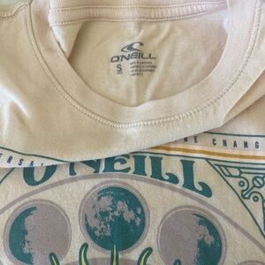 Girls Light Pink O'Neill T-Shirt Size Small